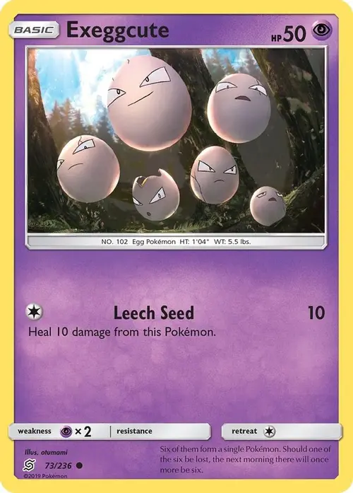 Exeggcute card art