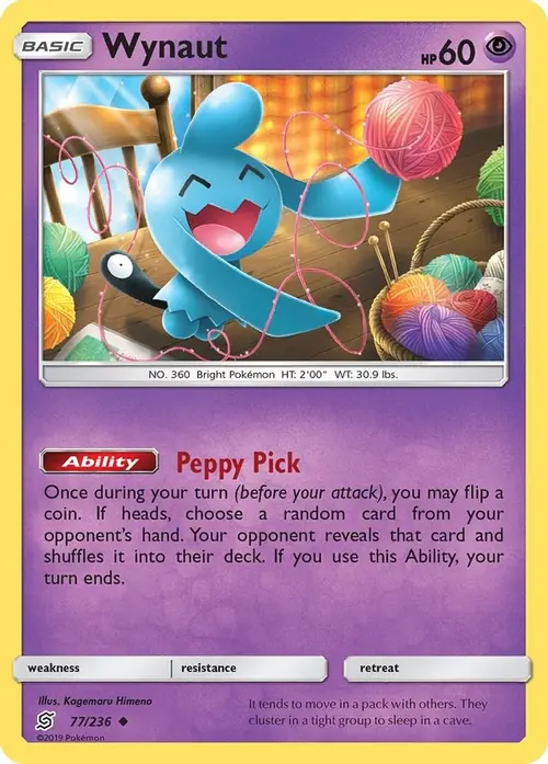 Wynaut card art