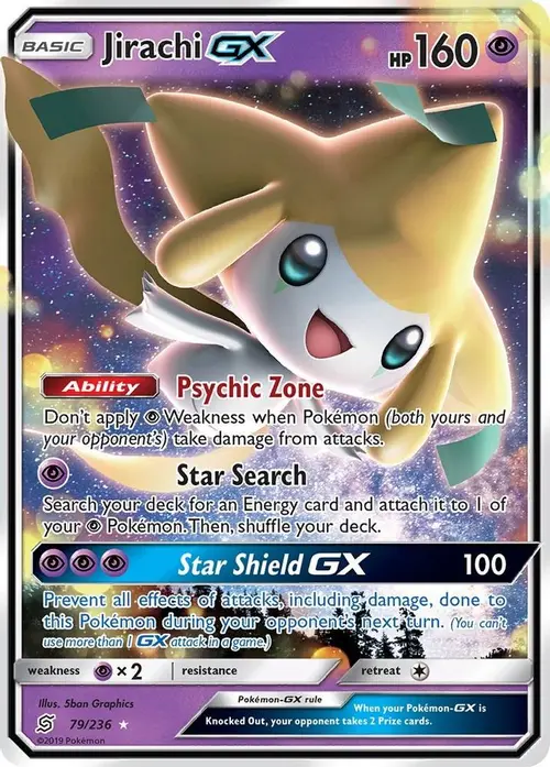 Jirachi GX card art