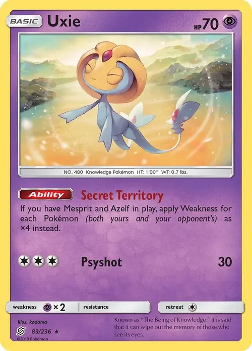 Uxie card art