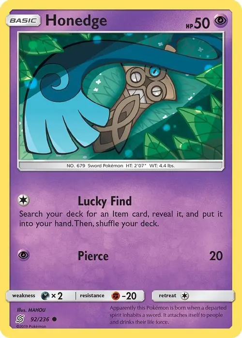 Honedge (92) card art