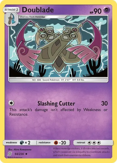 Doublade card art