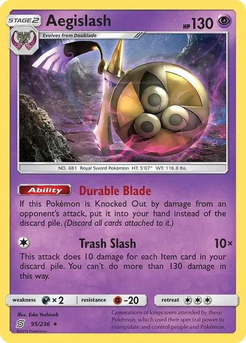 Aegislash card art