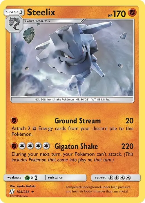 Steelix card art