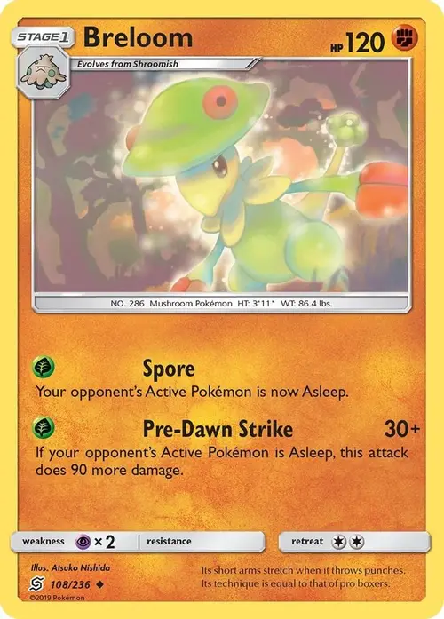 Breloom card art