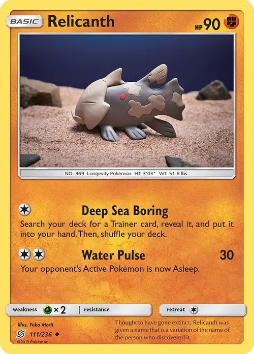 Relicanth card art
