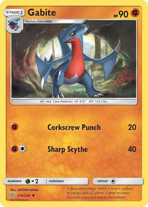 Gabite card art