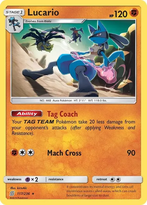 Lucario card art