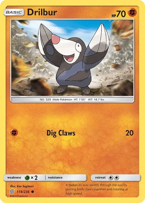 Drilbur card art
