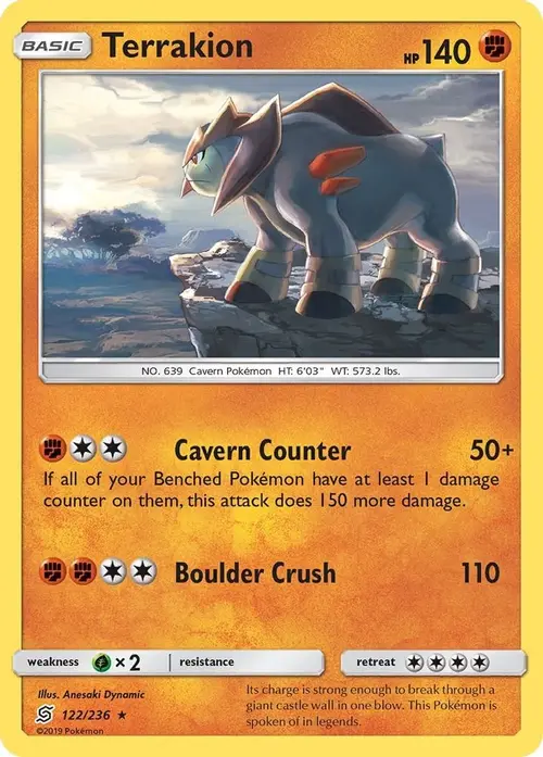 Terrakion card art