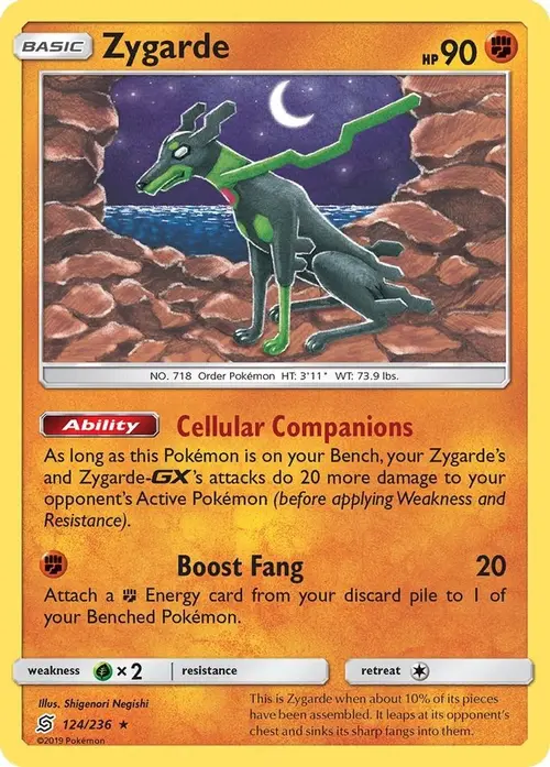 Zygarde card art