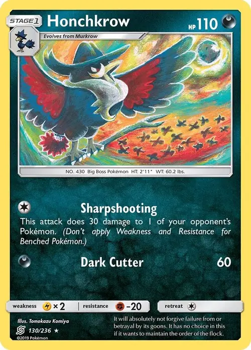 Honchkrow card art