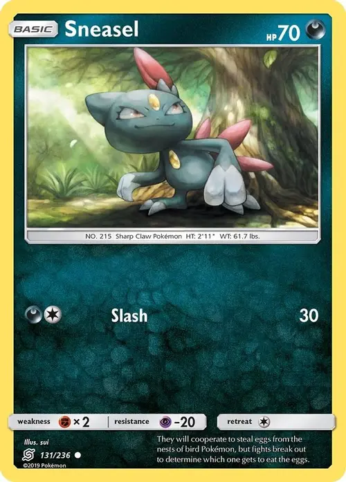 Sneasel card art