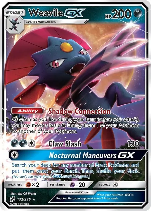 Weavile GX card art
