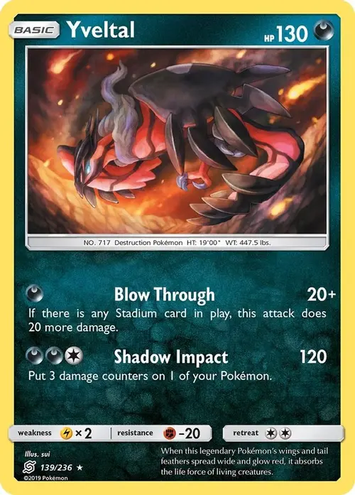 Yveltal card art