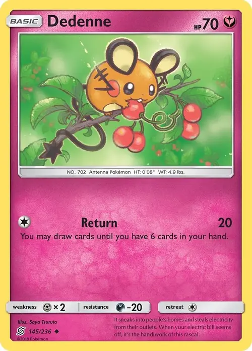 Dedenne card art