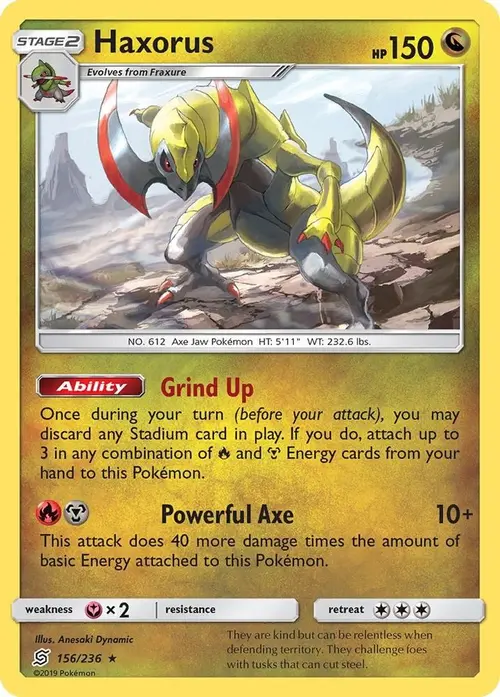 Haxorus card art