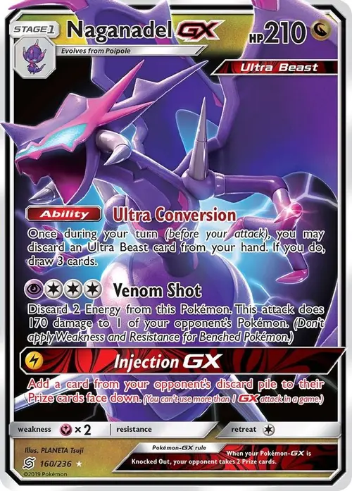 Naganadel GX card art