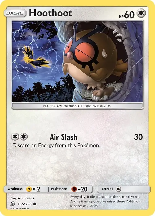 Hoothoot card art