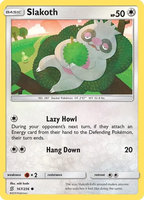 Slakoth (167) card art