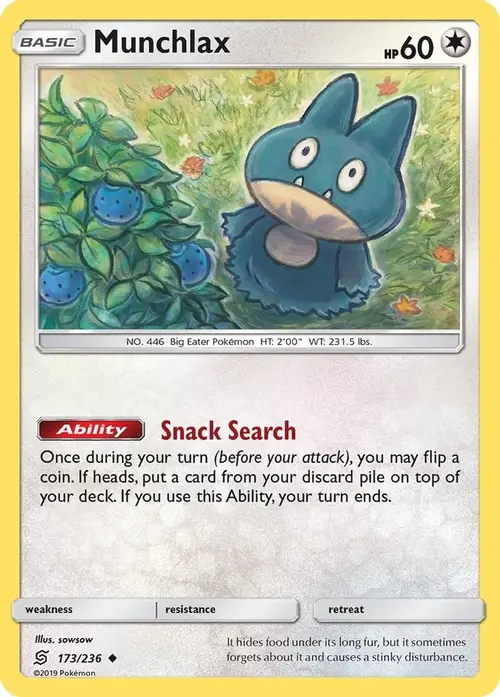 Munchlax card art