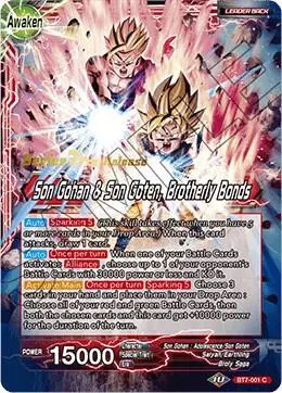 Son Gohan // Son Gohan & Son Goten, Brotherly Bonds card art