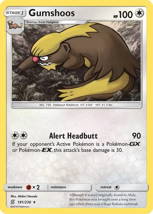 Gumshoos card art