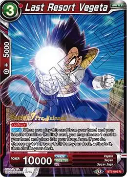 Last Resort Vegeta card art
