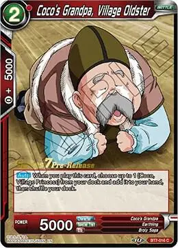 Coco's Grandpa, Village Oldster card art