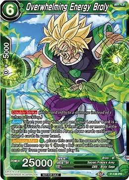 Overwhelming Energy Broly (Series 7 Super Dash Pack) card art