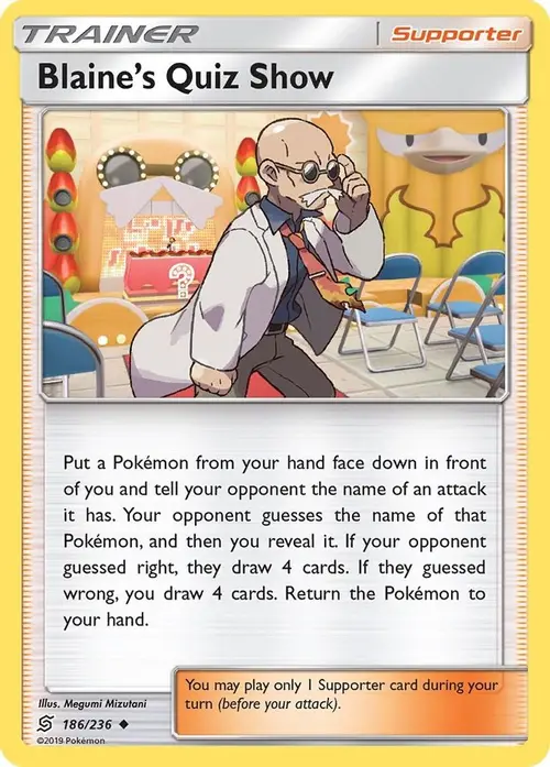 Blaine's Quiz Show card art