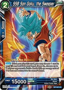 SSB Son Goku, the Sweeper card art