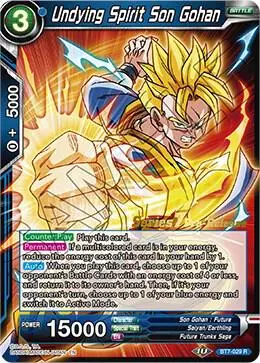 Undying Spirit Son Gohan card art