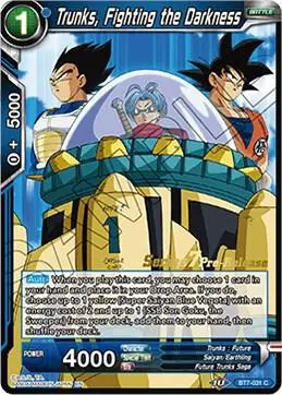 Trunks, Fighting the Darkness card art