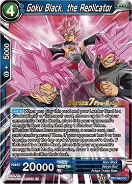Goku Black, the Replicator card art