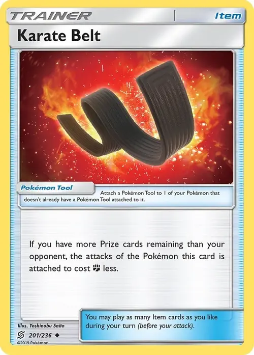 Karate Belt card art