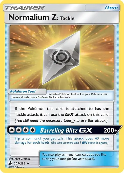 Normalium Z: Tackle card art