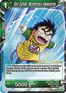 Son Gohan, Momentary Awakening card art