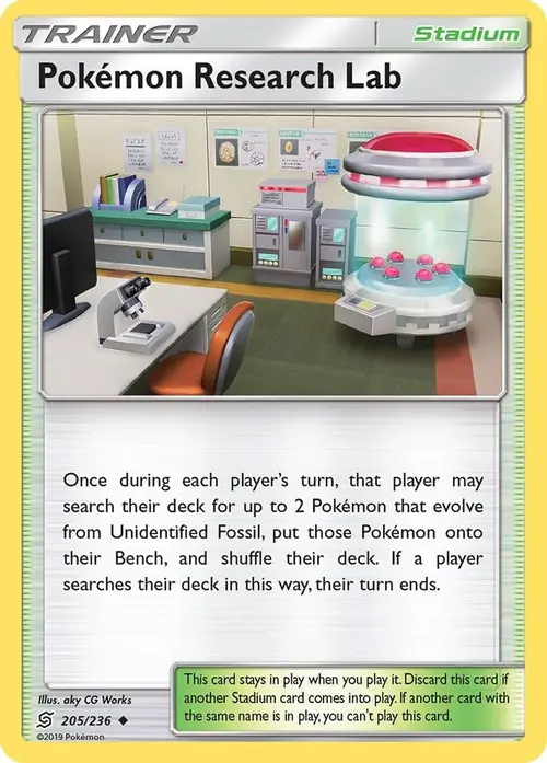 Pokemon Research Lab card art