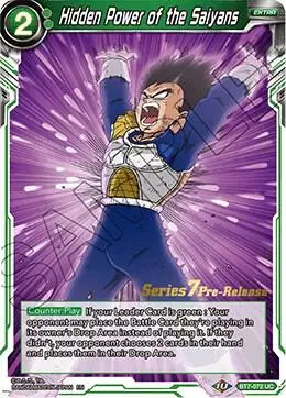 Hidden Power of the Saiyans card art