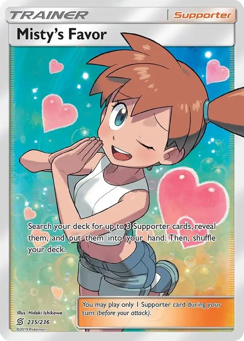 Misty's Favor (Full Art) card art