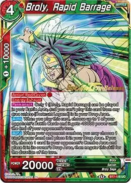 Broly, Rapid Barrage card art