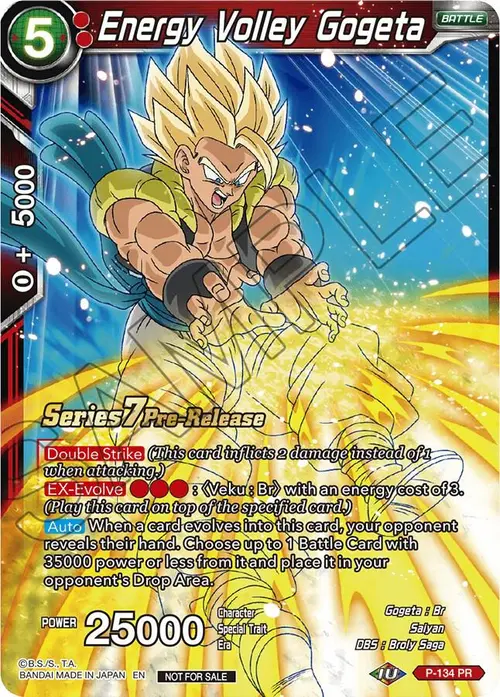 Energy Volley Gogeta (Alt Art) card art