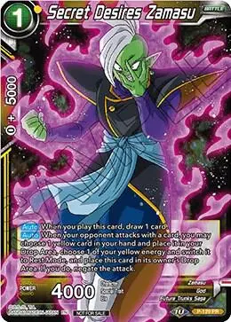 Secret Desires Zamasu (Shop Tournament: Assault of Saiyans) card art