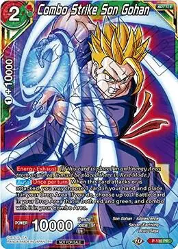 Combo Strike Son Gohan (Shop Tournament: Assault of Saiyans) card art