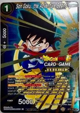 Son Goku, the Adventure Begins card art