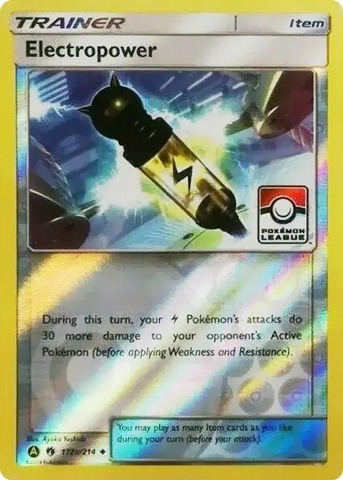 Electropower - 172a/214 (Pokemon League) card art