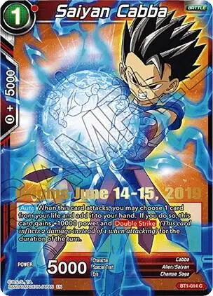 Saiyan Cabba (Origins 2019) card art
