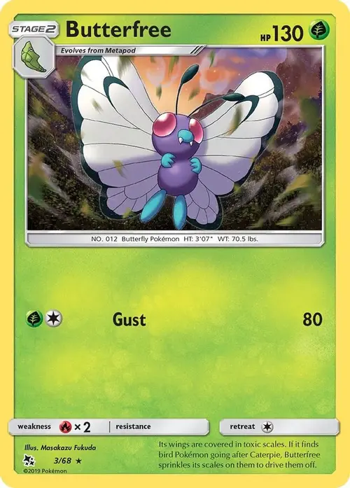 Butterfree card art