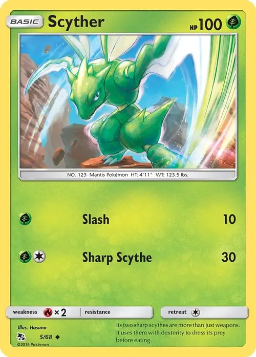 Scyther card art